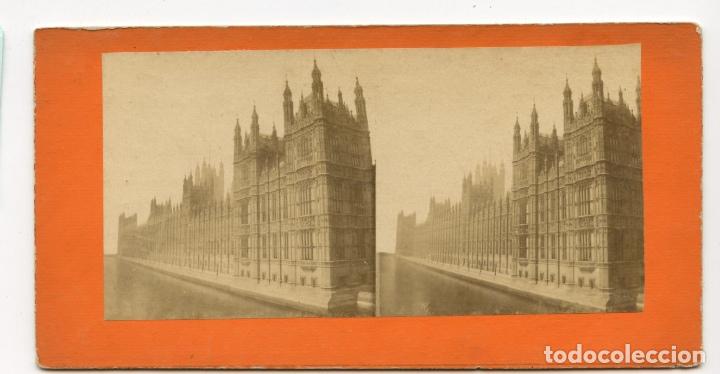 Photographie ancienne: Estereosc&oacute;pica.  Parlamento de Londres.