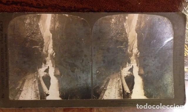 Antique Photography: FOTOGRAFIA ESTEROSCOPICA, PARTNACHKLAMM BAVARIAN ALPS 1909