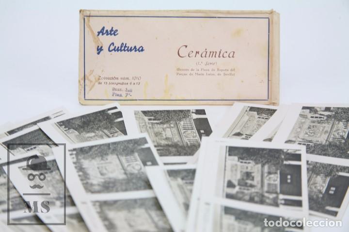 Antique Photography: 15 Fotograf&iacute;as Estereosc&oacute;picas - Arte y Cultura, No. 1010 - Cer&aacute;mica, Paque Mar&iacute;a Luisa. 1&ordf; Serie