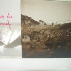 Fotografía antigua: COSTAS DE GARRAF,BARCELONA- DOS CRISTAL ESTEREOSCOPICO- CIRCA. 1.900. Lote 89429708