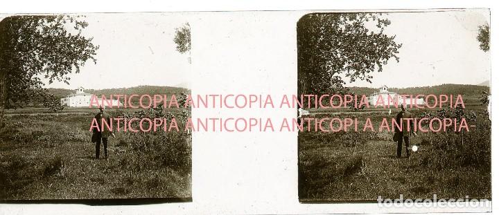 Fotografia antica: ESTEREOSCOPIA DE CRISTAL DE LLAVANERAS PRINCIPIO DEL SIGLO XX-BARCELONA
