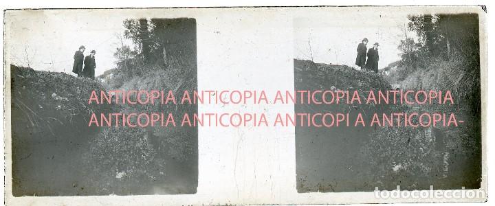 Fotografia antica: ESTEREOSCOPIA DE CRISTAL DE LLAVANERAS PRINCIPIO DEL SIGLO XX-BARCELONA