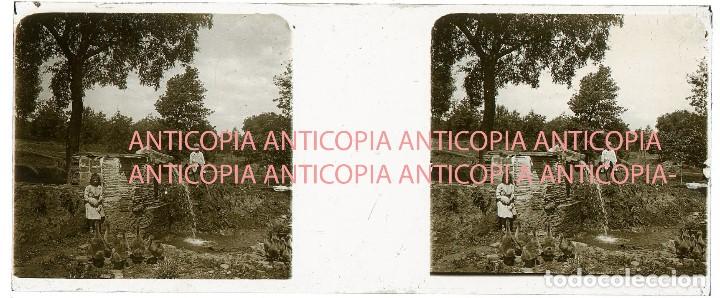 Fotografia antica: ESTEREOSCOPIA DE CRISTAL DE LLAVANERAS PRINCIPIO DEL SIGLO XX-BARCELONA
