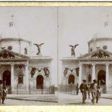 Fotografía antigua: REPUBLICA ARGENTINA. 1908. CÓRDOBA: PANTEON DE LA SOCIEDAD DE S.M. ESPAÑOLAS.