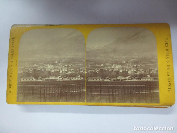 Fotografia antiga: FOTOGRAF&Iacute;A ESTEREOSC&Oacute;PICA  G. BRUN PHOT A AIX LES BAINS