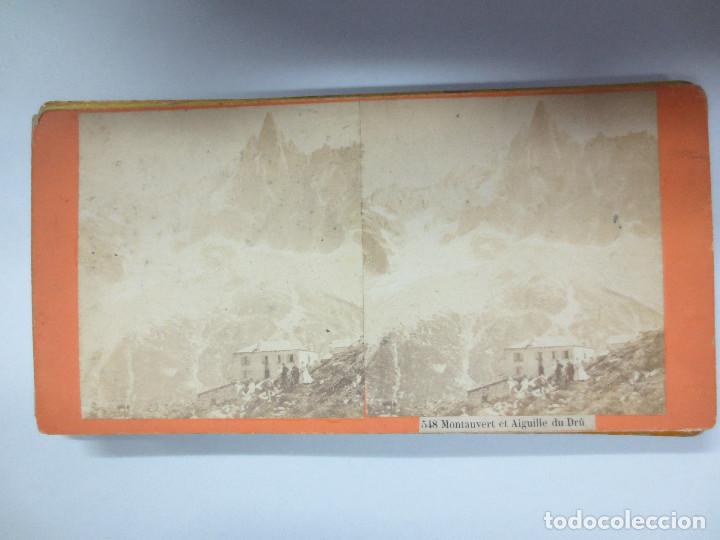Fotografia antiga: FOTOGRAF&Iacute;A ESTEREOSC&Oacute;PICA 548 MONTANVERTET AIGUILLE DU DRU