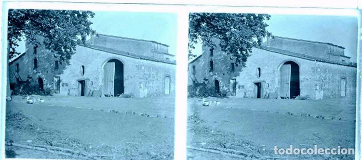 Fotografia antiga: FOTOGRAFIA ESTEREOSCOPICA POSIBLEMENTE DE MASOTERAS, LERIDA, A&Ntilde;O 1915 APROX, MIDE 12,9 X 5,9 CMS.