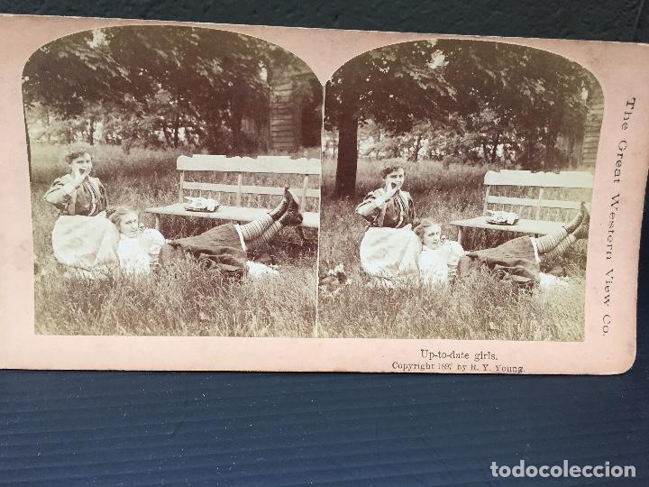 Fotografia antica: NI&Ntilde;AS DE ULTIMA MODA , CINE COMICO ,1900, USA