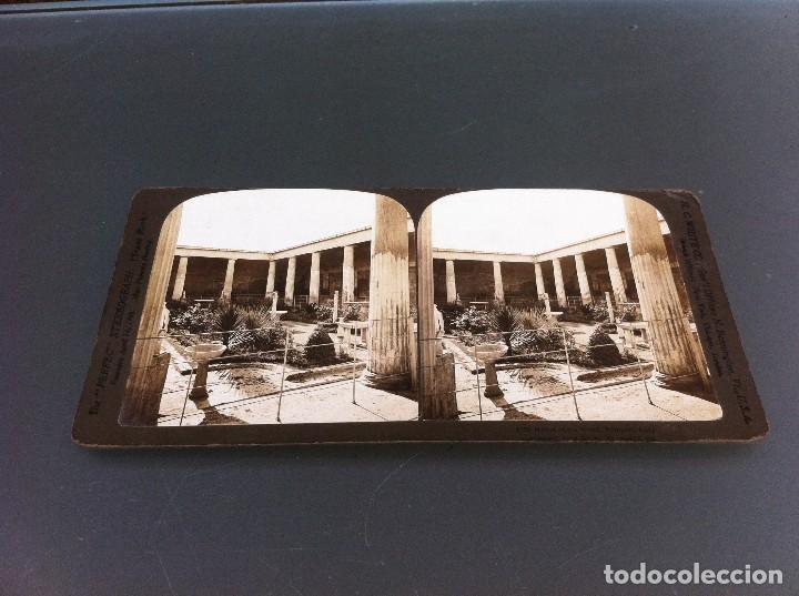 Fotografia antica: FOTOGRAF&Iacute;A ESTEREOSC&Oacute;PICA (THE PERFECT STEREOGRAPH)  N&ordm; 1722 HOUSE OF THE.. (POMPEYA ITALY, 1903)