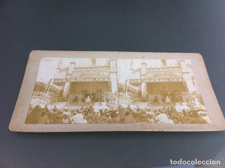 Fotografia antica: FOTOGRAF&Iacute;A ESTEREOSC&Oacute;PICA. LOS JER&Oacute;NIMOS, MADRID.&iquest;BODA DE ALFONSO XIII Y VICTORIA  EUGENIA?