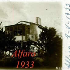 Fotografía antigua: ALFARO - 1933 - LA RIOJA - POSITIVO DE VIDRIO