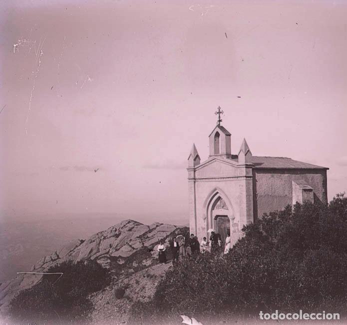 Antique Photography: Montserrat. Grandes rocas. Paisaje. Preciosa imagen. Ermita. c. 1935