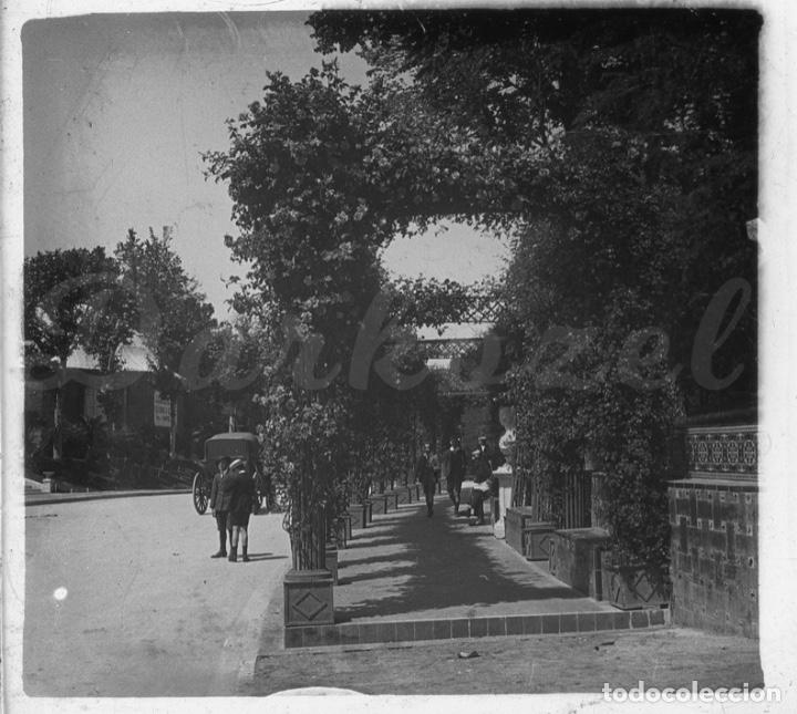 Photographie ancienne: MADRID-POSITIVO CRISTAL PARQUE RETIRO 1920-
