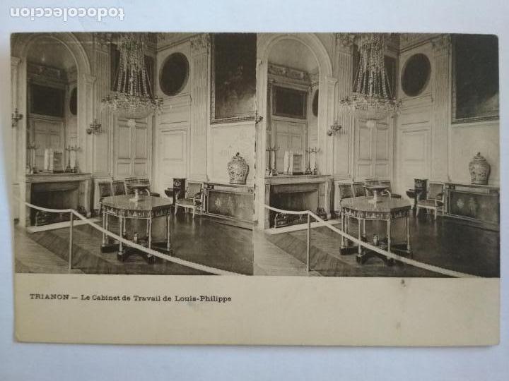 Photographie ancienne: POSTAL ESTEREOSCOPICA TRIANON - SALON DE NAPOLEON I