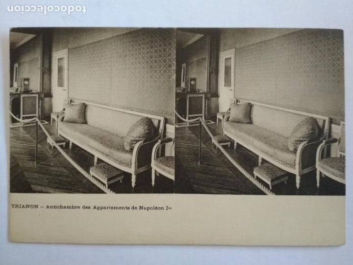 Photographie ancienne: POSTAL ESTEREOSCOPICA TRIANON, ANTECAMARA DEL APARTAMENTO DE NAPOLEON I
