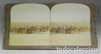 Photographie ancienne: FOTOGRAFIA ESTEREOSCOPICA. READY FOR THE MARCH INTO THE ORANGE FREE STATE, S.A. - P-ESTEO-028