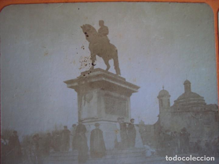 Photographie ancienne: (ES-181016) ESTEREOSCOPICA DE MONUMENTO A PRIM