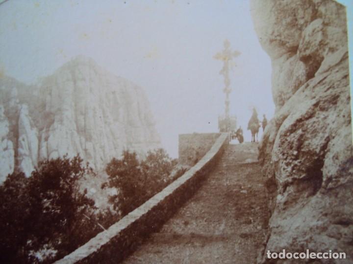 Photographie ancienne: (ES-181041) ESTEREOSCOPICA DE MONTSERRAT - CAMINO DE LA CUEVA