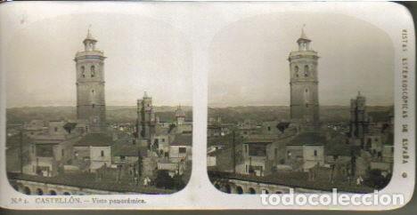 Photographie ancienne: El Turismo Pr&aacute;ctico. Vistas Estereosc&oacute;picas de Espa&ntilde;a. Castell&oacute;n. - 12 vistas. Serie completa. Buen