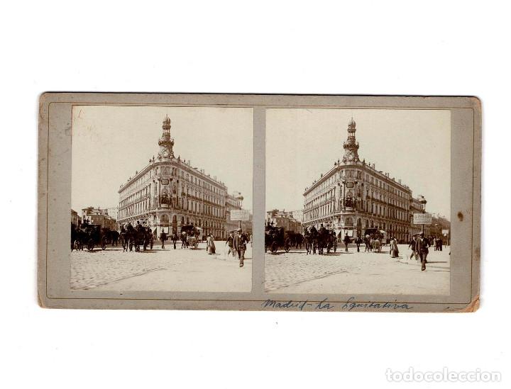 Fotograf&iacute;a antigua: ESTEREOSC&Oacute;PICA.- MADRID.- EDIFICIO LA EQUITATIVA - Foto 1