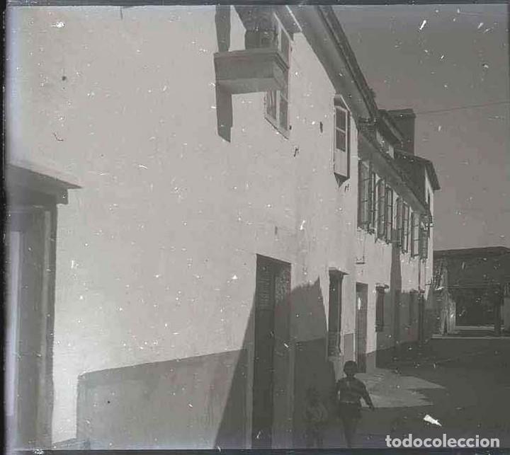 Fotografia antiga: FOTOGRAFIA ESTEREOSCOPICA EN CRISTAL, CASAS DE PUEBLO NO LOCALIZADO, PRINCIPIOS DE SIGLO XX, NEGATIV