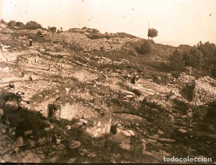 Fotografia antiga: FOTOGRAFIA ESTEREOSCOPICA EN CRISTAL DE RUINAS NO LOCALIZADAS, PRINCIPIOS DE SIGLO XX, NEGATIVO QUE