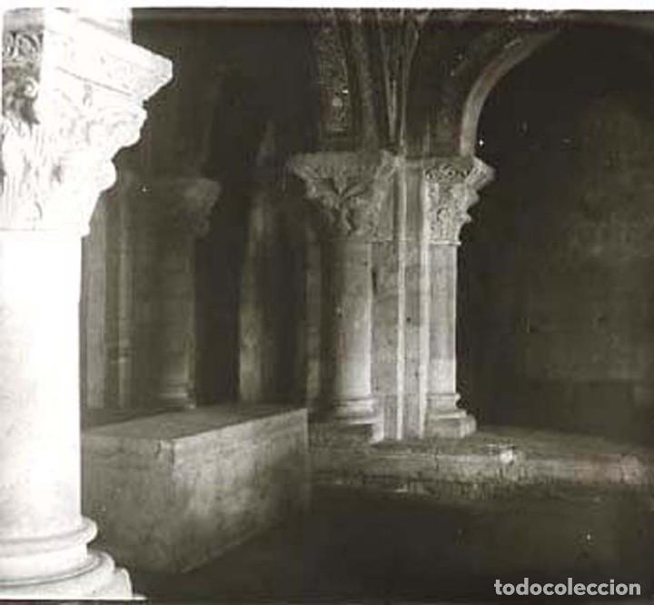 Photographie ancienne: FOTOGRAFIA ESTEREOSCOPICA EN CRISTAL DE INTERIOR DE IGLESIA, NO LOCALIZADA, A&Ntilde;OS 20, POSITIVO, MIDE