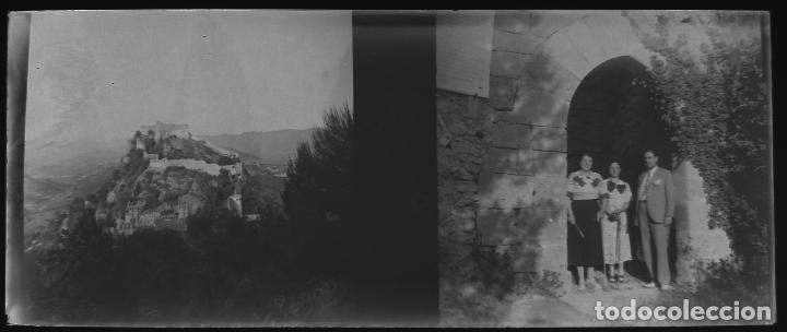 Fotograf&iacute;a antigua: JATIVA CRISTAL NEGATIVO ESTEREOSCOPICO 2 IMAGENES DISTINTAS