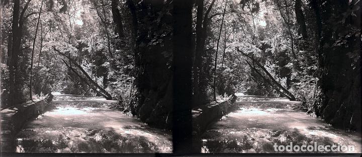 Fotograf&iacute;a antigua: MONASTERIO DE PIEDRA NEGATIVO CRISTAL ESTEREOSC&Oacute;PICA