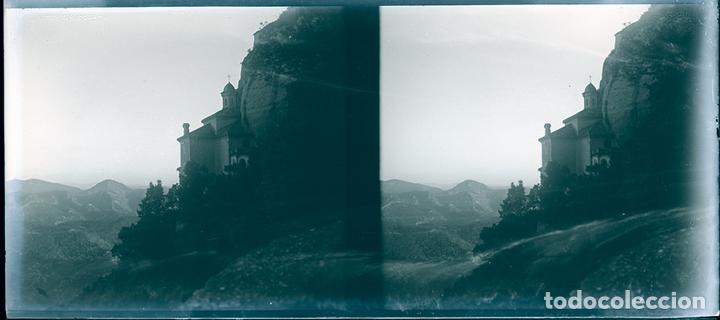 Fotograf&iacute;a antigua: MONSERRAT NEGATIVO CRISTAL ESTEREOSC&Oacute;PICA