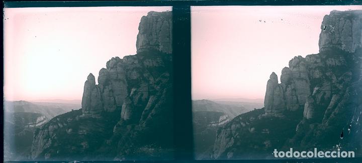 Fotograf&iacute;a antigua: MONSERRAT NEGATIVO CRISTAL ESTEREOSC&Oacute;PICA