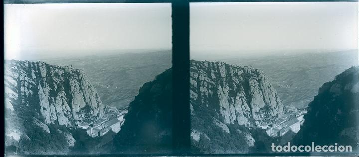 Fotograf&iacute;a antigua: MONSERRAT NEGATIVO CRISTAL ESTEREOSC&Oacute;PICA