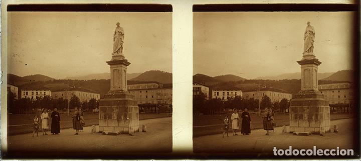 Fotografia antiga: SANTUARIO DE LOYOLA ESTEROSCOPICO POSITIVO DE CRISTAL