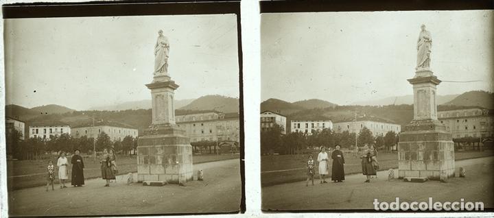 Fotografia antiga: SANTUARIO DE LOYOLA ESTEROSCOPICO POSITIVO DE CRISTAL