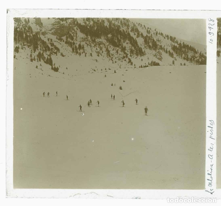 Photographie ancienne: CENTRE EXCURSIONISTA DE CATALUNYA. Les pistes. La Molina. 11/3/1928