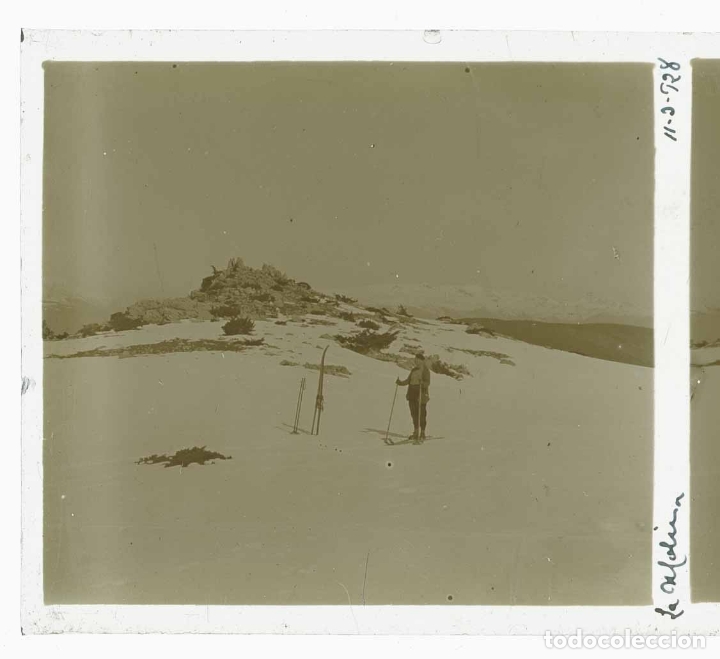 Photographie ancienne: CENTRE EXCURSIONISTA DE CATALUNYA. Les pistes.Esqu&iacute;. La Molina. 11/3/1928