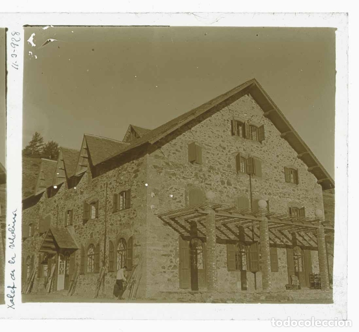 Photographie ancienne: CENTRE EXCURSIONISTA DE CATALUNYA. El Xalet. La Molina. 11/3/1928