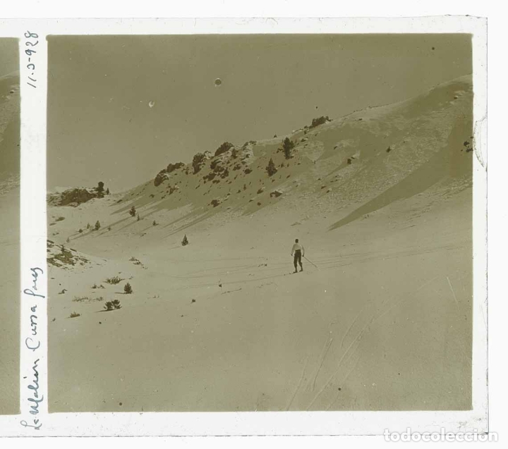 Photographie ancienne: CENTRE EXCURSIONISTA DE CATALUNYA. Les pistes. Esqu&iacute; de fondo. La Molina. 11/3/1928
