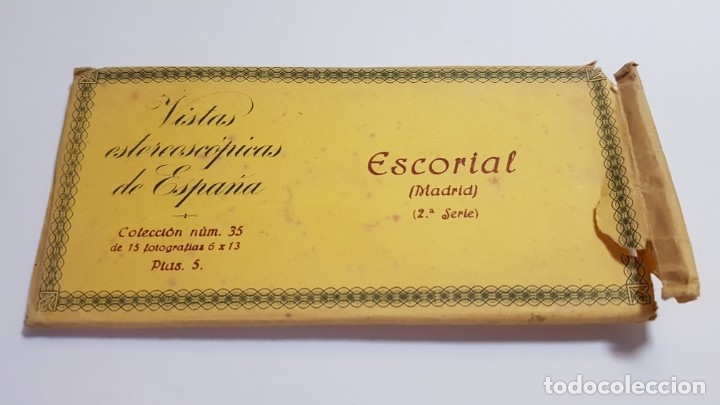 Fotografia antiga: RELLEV - VISTAS ESTEREOSCOPICAS DE ESPA&Ntilde;A - COLECCION 29 ESCORIAL 2 SERIE - 15 fotos