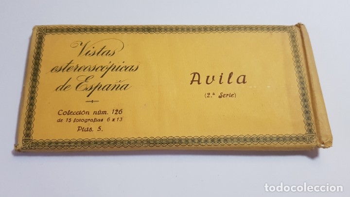 Fotografia antiga: RELLEV - VISTAS ESTEREOSCOPICAS DE ESPA&Ntilde;A - COLECCION 126 AVILA 2 SERIE - 15 fotos