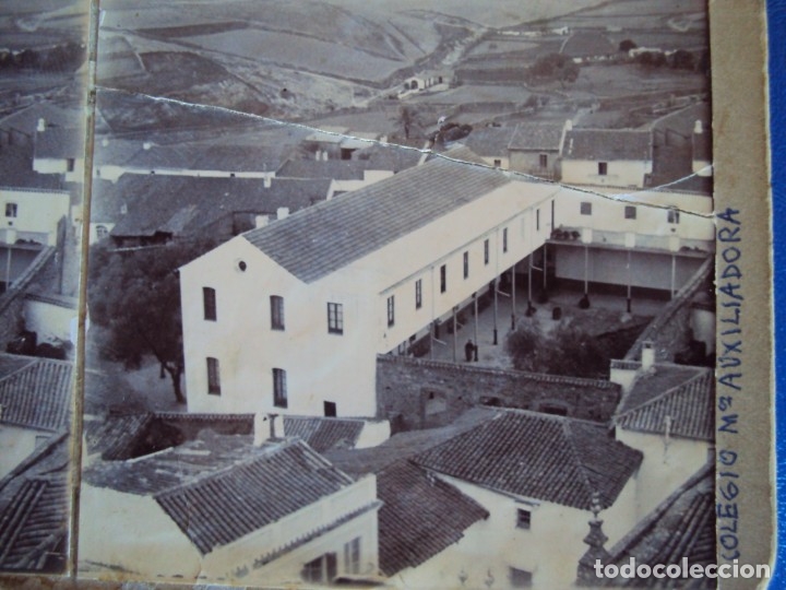 Photographie ancienne: (ES-190900)FOTOGRAFIA ESTEREOSCOPICA VALVERDE DEL CAMINO-COLEGIO M&ordf;.AUXILIADORA