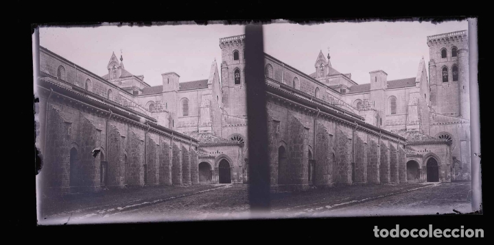 Fotografia antiga: Norte de Espa&ntilde;a. Plaza. Iglesia. c. 1915