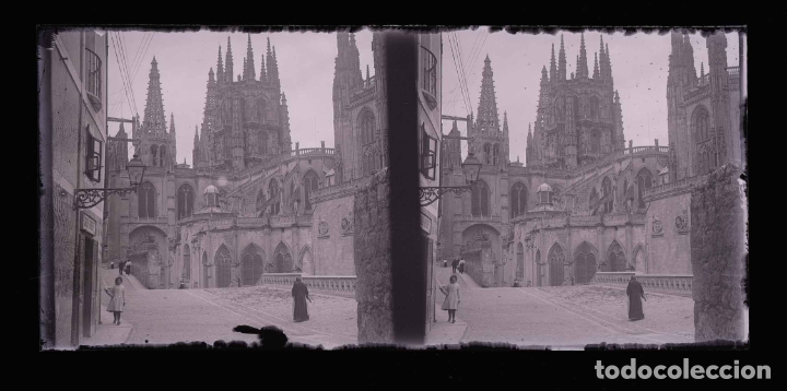Photographie ancienne: Catedral de Burgos. Calles. Transe&uacute;nte. c.1915