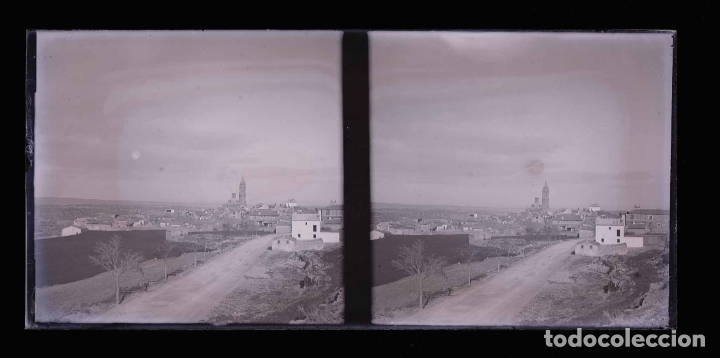 Photographie ancienne: Anglesola. Pueblo. Bajo Arag&oacute;n. c. 1915