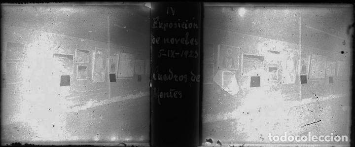 Antique Photography: GUIPUZCOA CRISTAL POSITIVO EXPOSICION ARTISTAS GUIPOZCANOS 1923