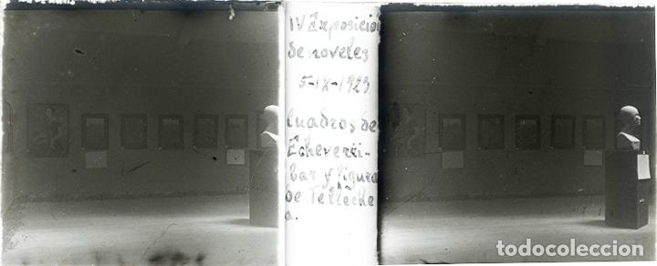 Antique Photography: GUIPUZCOA CRISTAL POSITIVO EXPOSICION ARTISTAS GUIPOZCANOS 1923