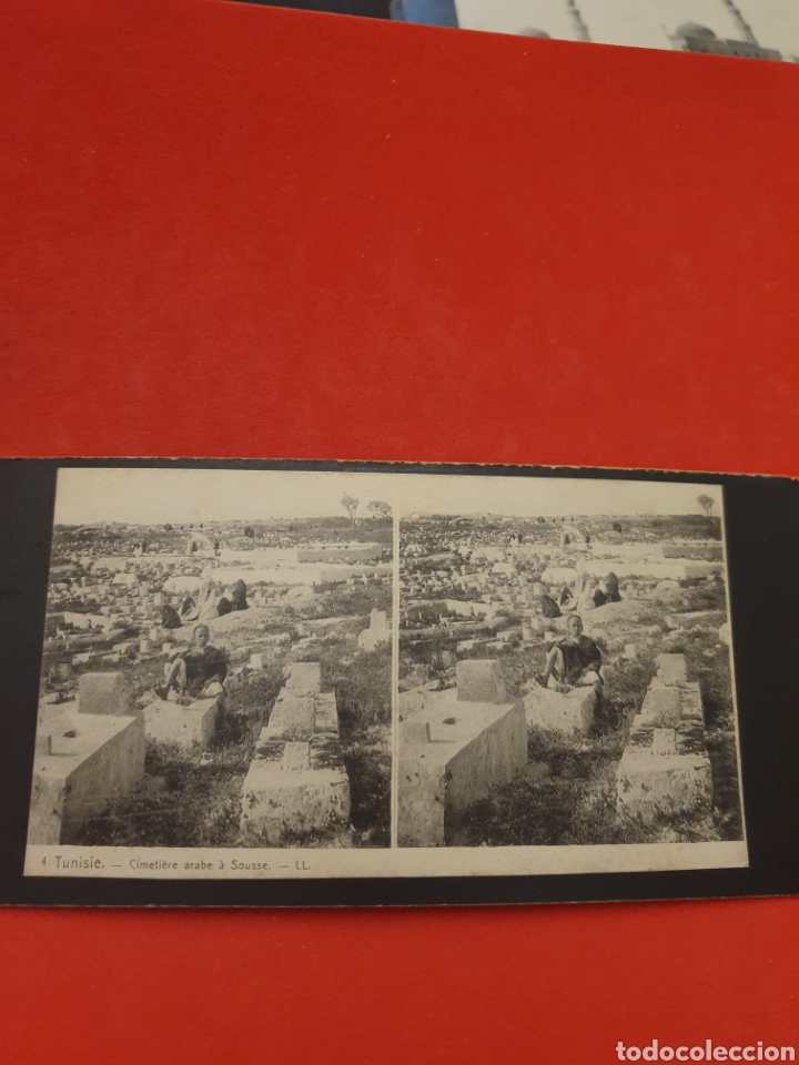 Antique Photography: Tunisie.Cimetiere Arabe.1890-1900 Aprox.