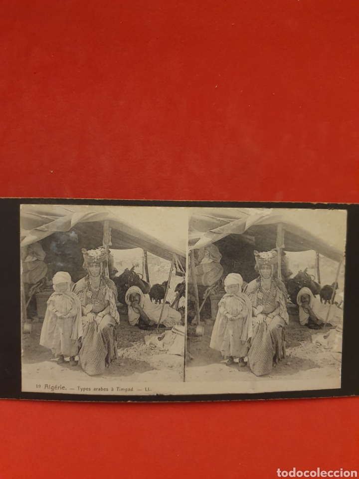 Antique Photography: Algerie. Types Arabes a Timgad.1890-1900 Aprox.