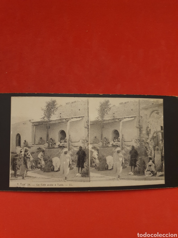 Antique Photography: Tunisie.Un caf&eacute; &aacute;rabe a Tunis.1890-1900 Aprox.