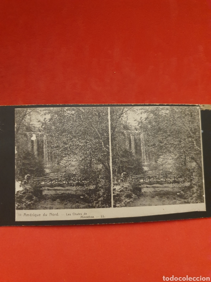 Fotografia antica: Amerique du Nord.Les Chutes de Minnehaa.1890-1900 Aprox.